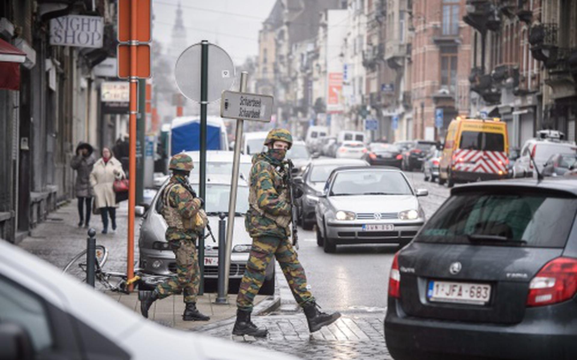 'Persoon met rugzak neergeschoten in Brussel'