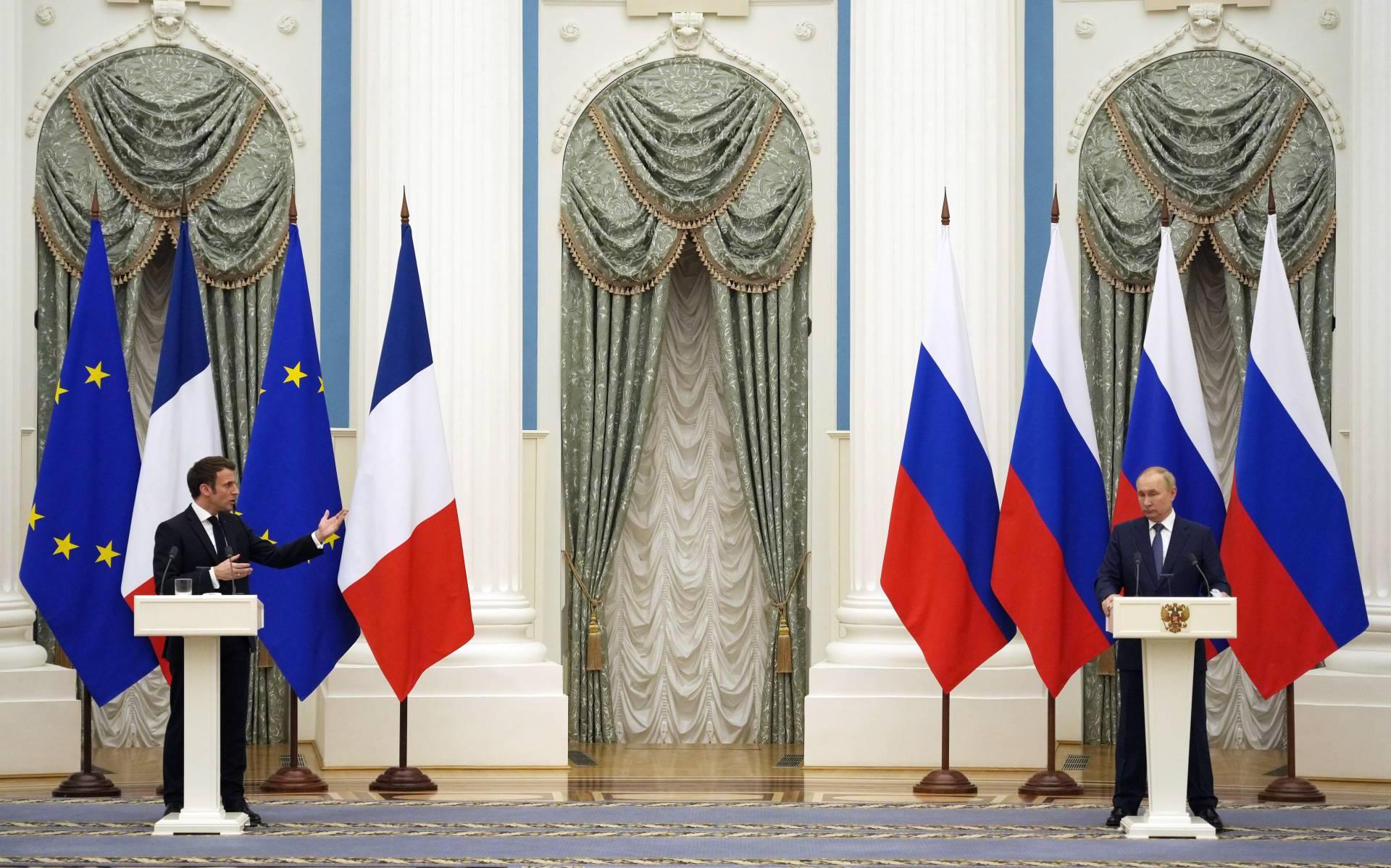 Poetin en Macron eens over 'niet-politieke interactie' Zaporizja