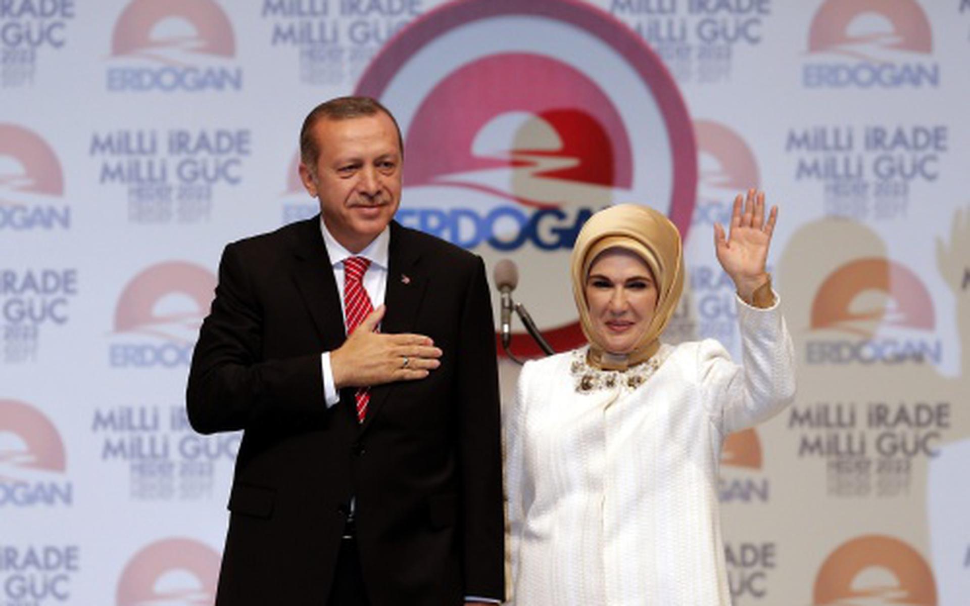 Vrouw van Erdogan: harem was leerschool