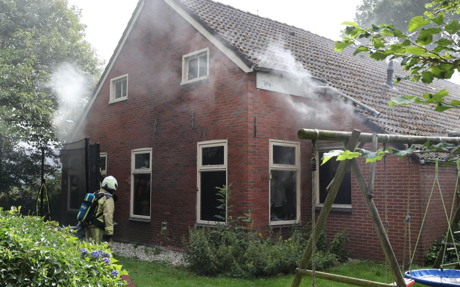 Brand in boerderij Drouwenerveen.