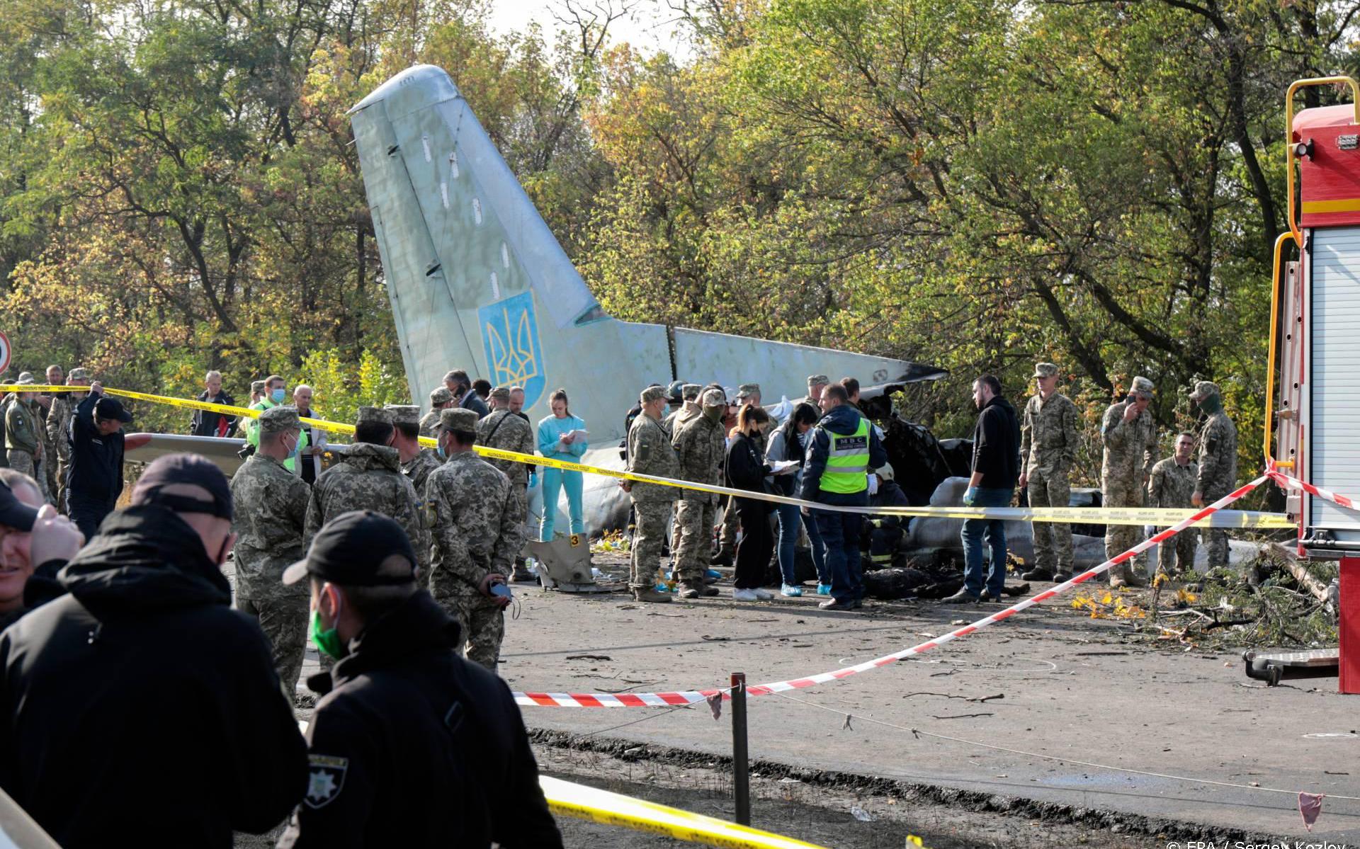 Bij crash militair vliegtuig Oekraïne 25 doden