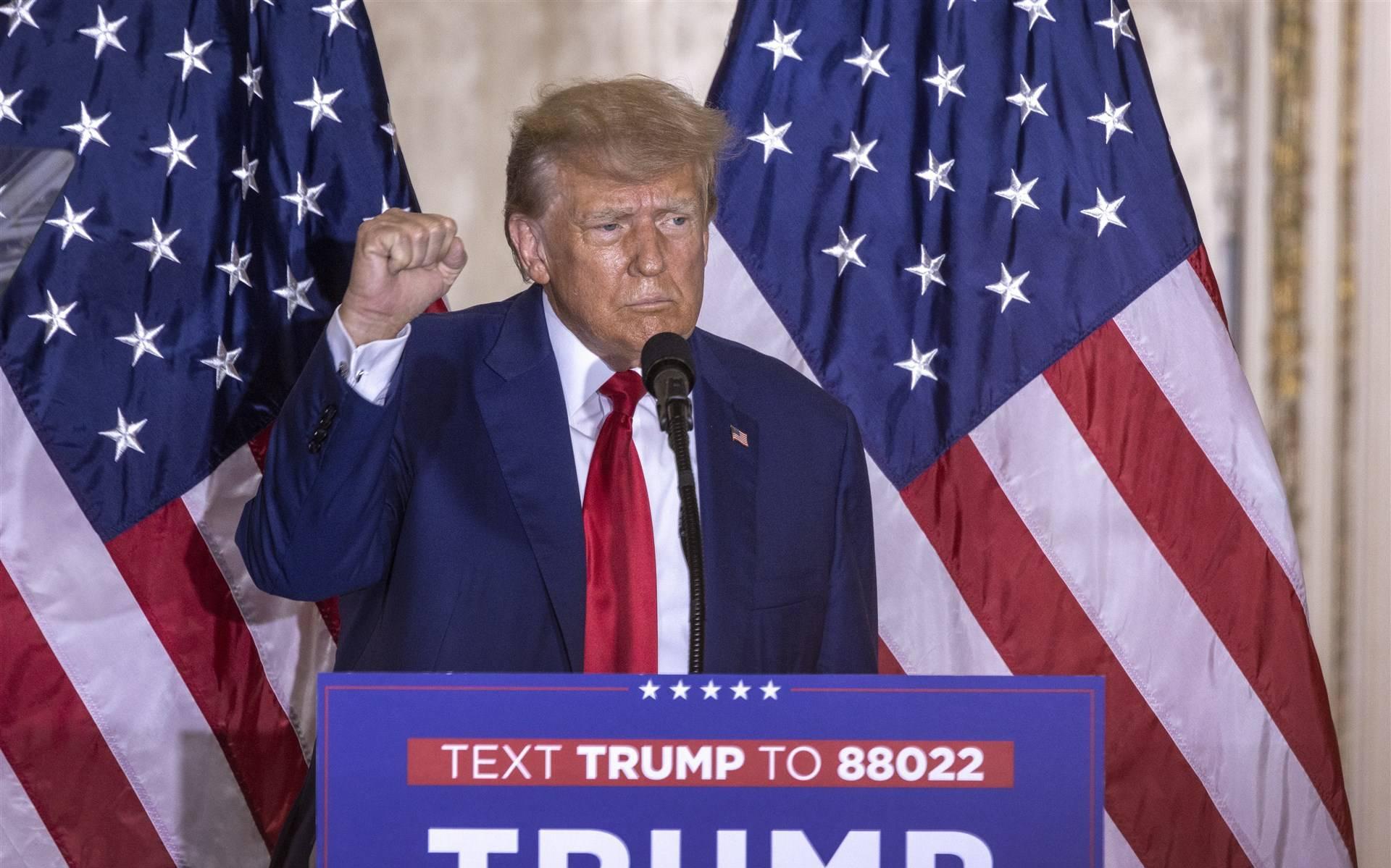 Trump in toespraak: aanklacht is inmenging in verkiezingen