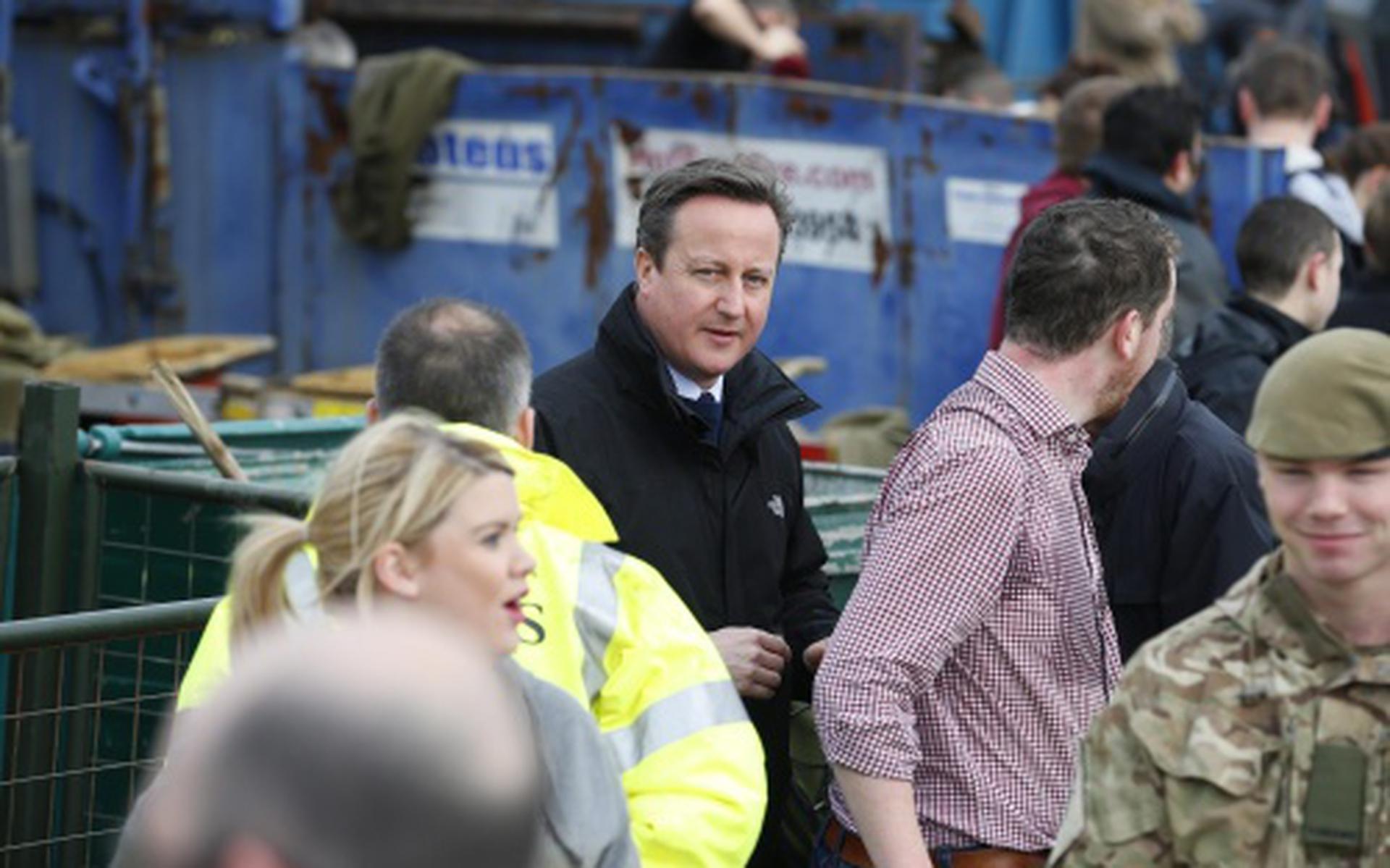 Cameron: 40 miljoen pond tegen overstromingen