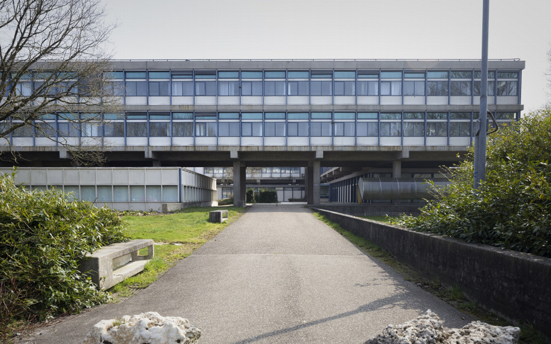 Het oude NAM-gebouw in Assen