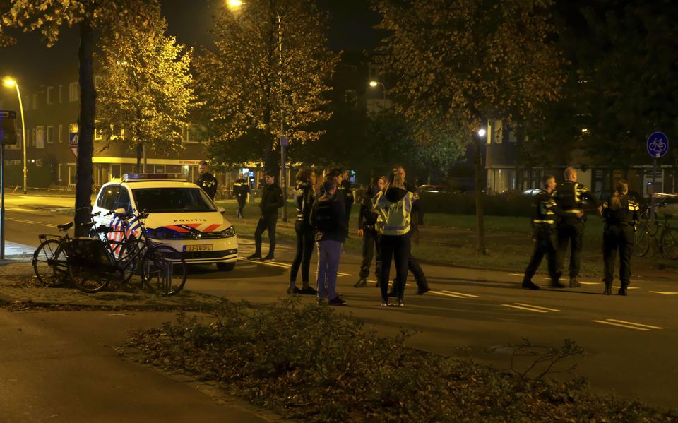 De Korreweg na het schietincident. Foto: Archief DvhN