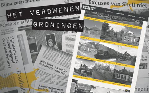 Op hetverdwenengroningen.nl brengt Dagblad van het Noorden in kaart hoeveel gebouwen zijn gesloopt als gevolg van de gaswinning in Groningen.
