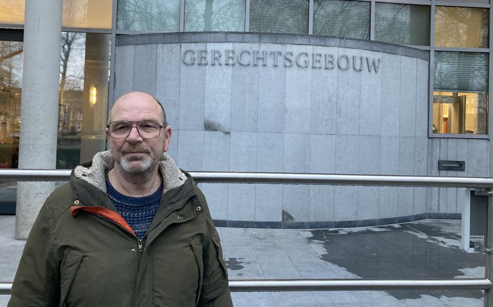 Paul Gelderman voor de rechtbank Groningen.