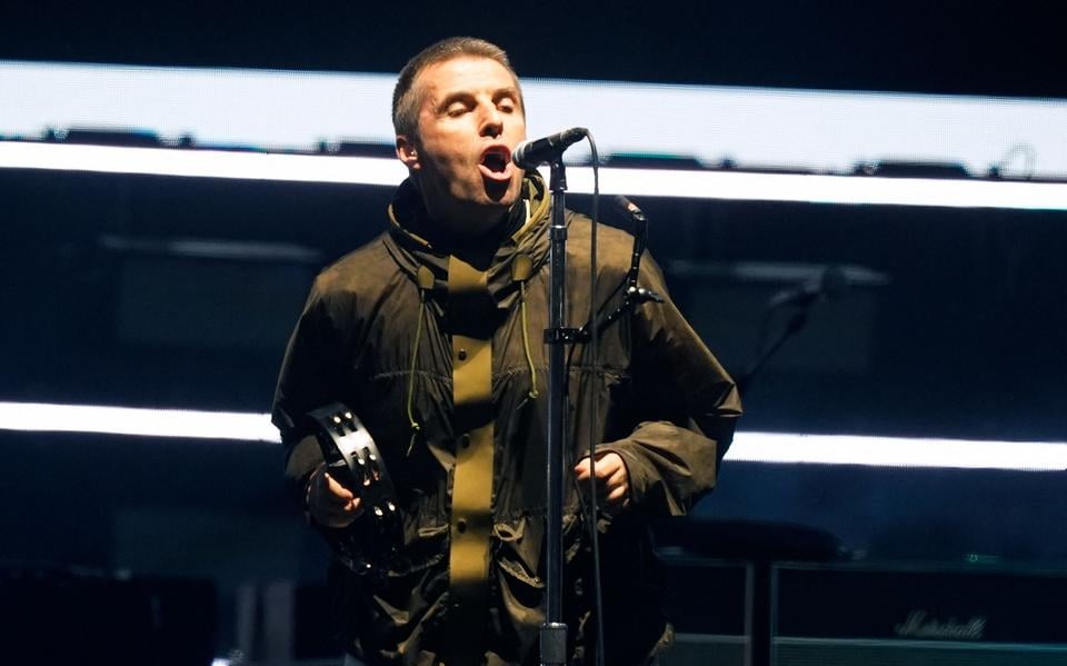 Liam Gallagher in Cardiff.