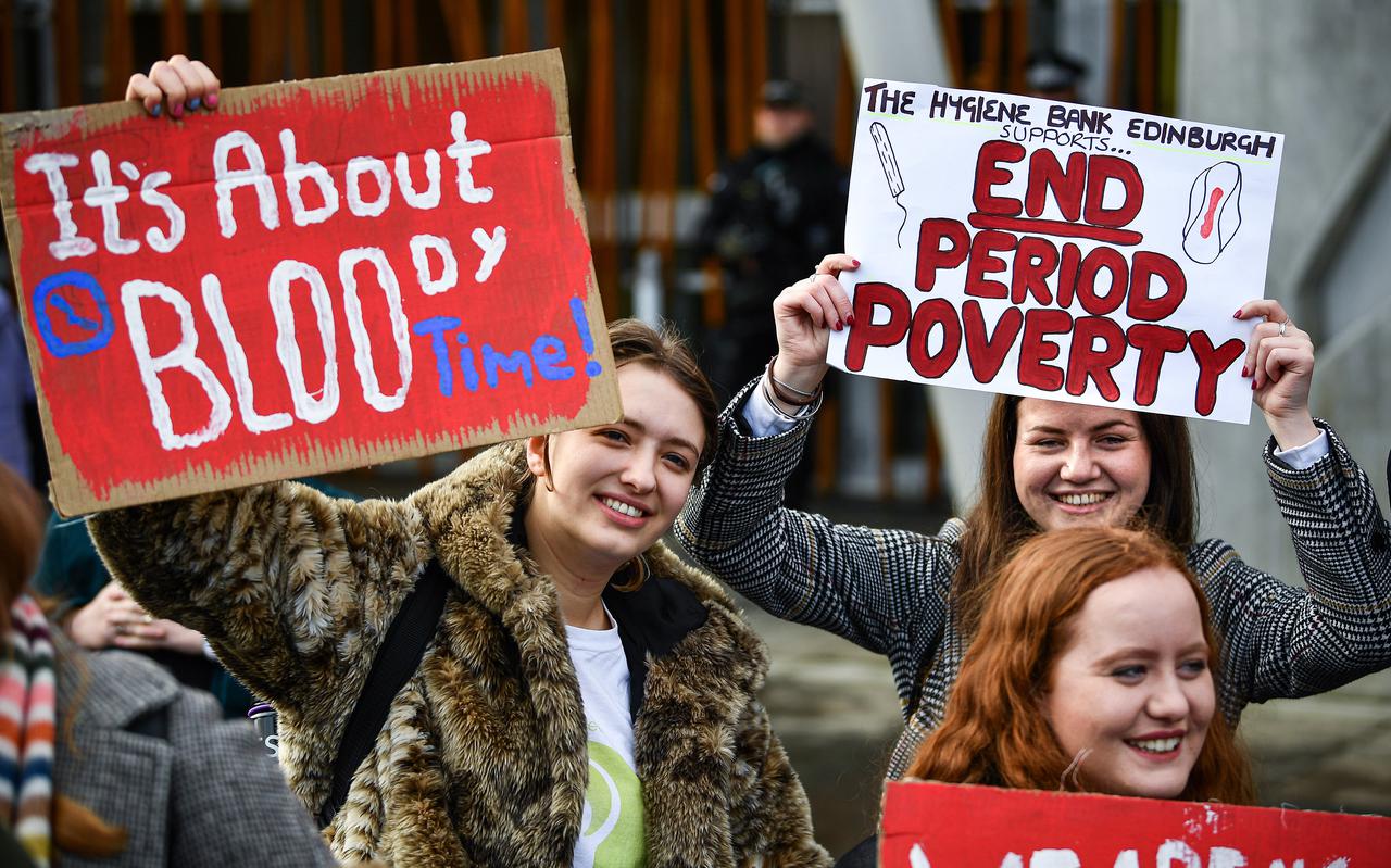 In Schotland zijn menstruatieproducten sinds vorig jaar gratis.