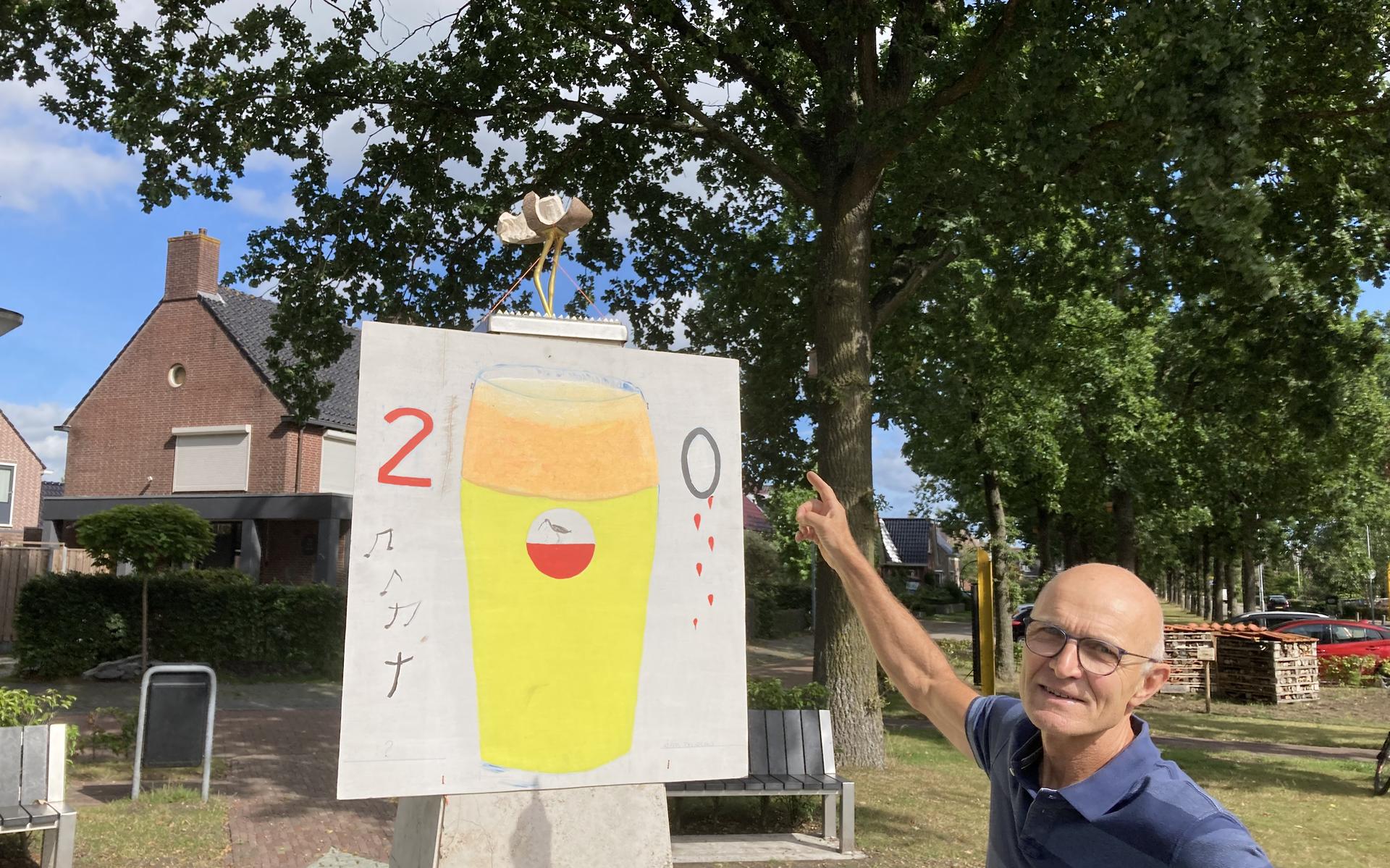 Ook derde wulp in De Wilp sneuvelt, nu maakt kunstenaar Klaas Duursma een kunstwerk dat écht hufterp