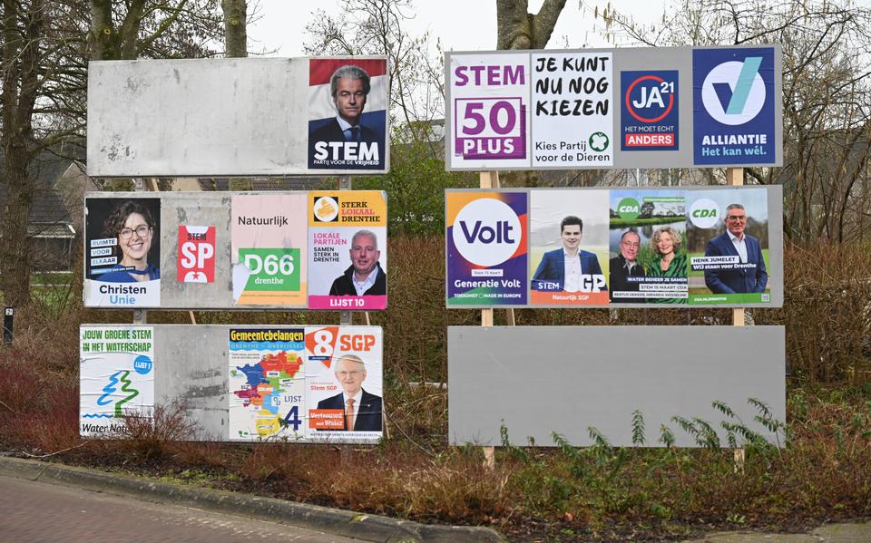 Wat doet Geert Wilders eigenlijk op de Drentse verkiezingsborden?