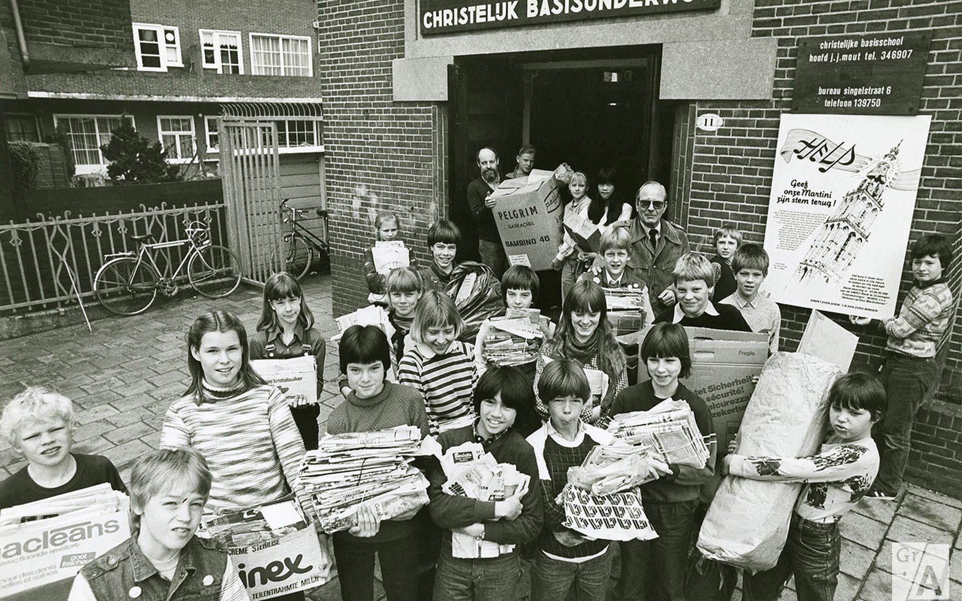 6e klas Parkschool, Lorentzstraat, 1983.