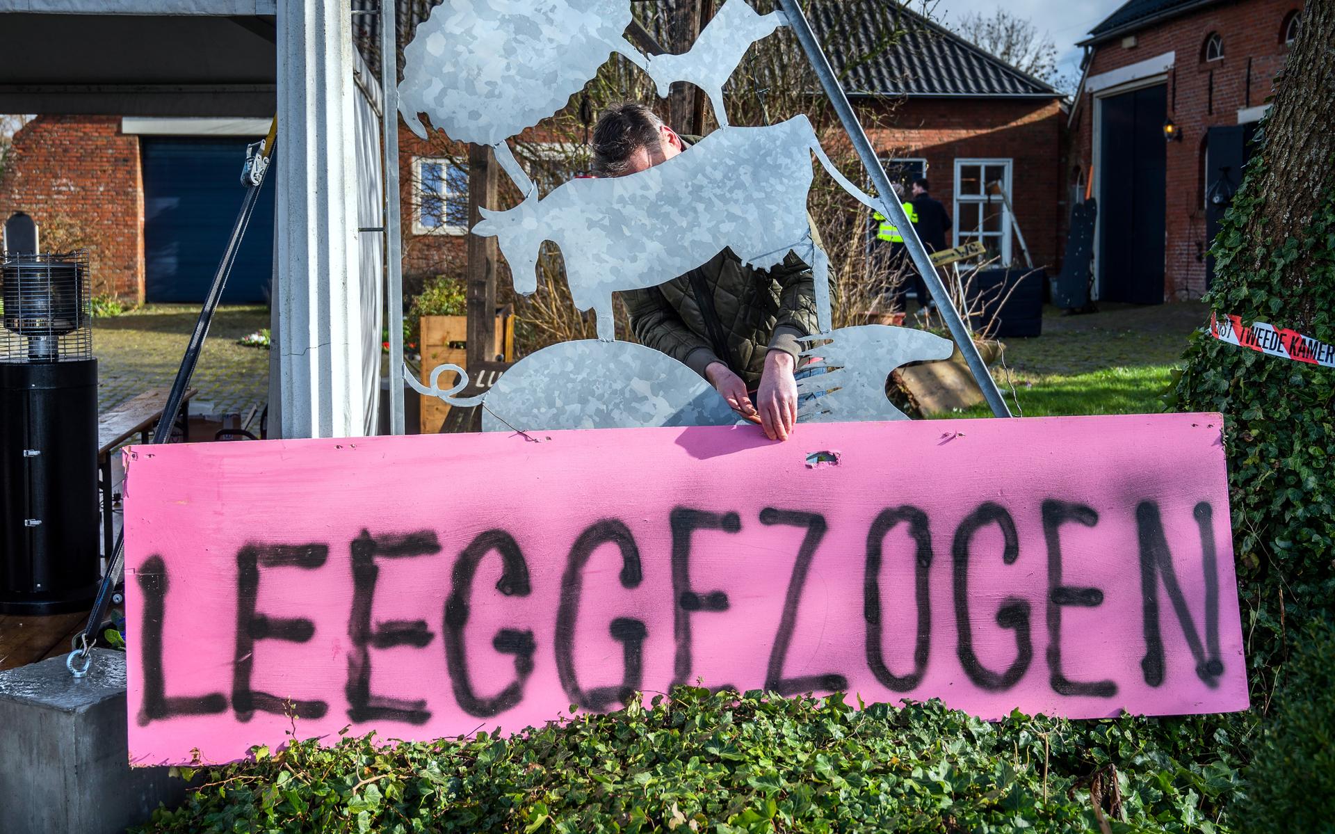 Zeerijp, op de dag van de presentatie van het rapport parlementaire enquêtecommissie aardgaswinning Groningen, 24 februari 2023.