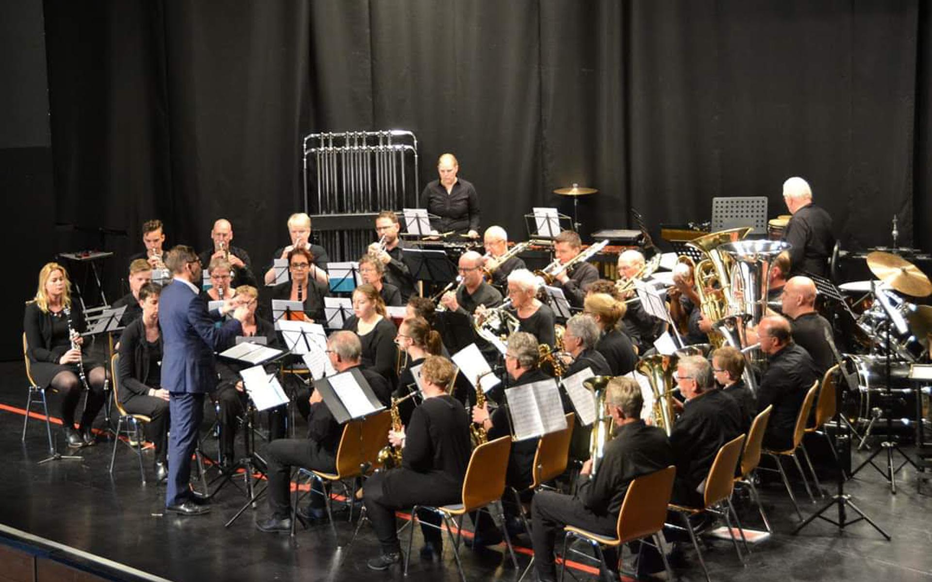 Het Beiler Harmonie Orkest tijdens een eerder optreden. 