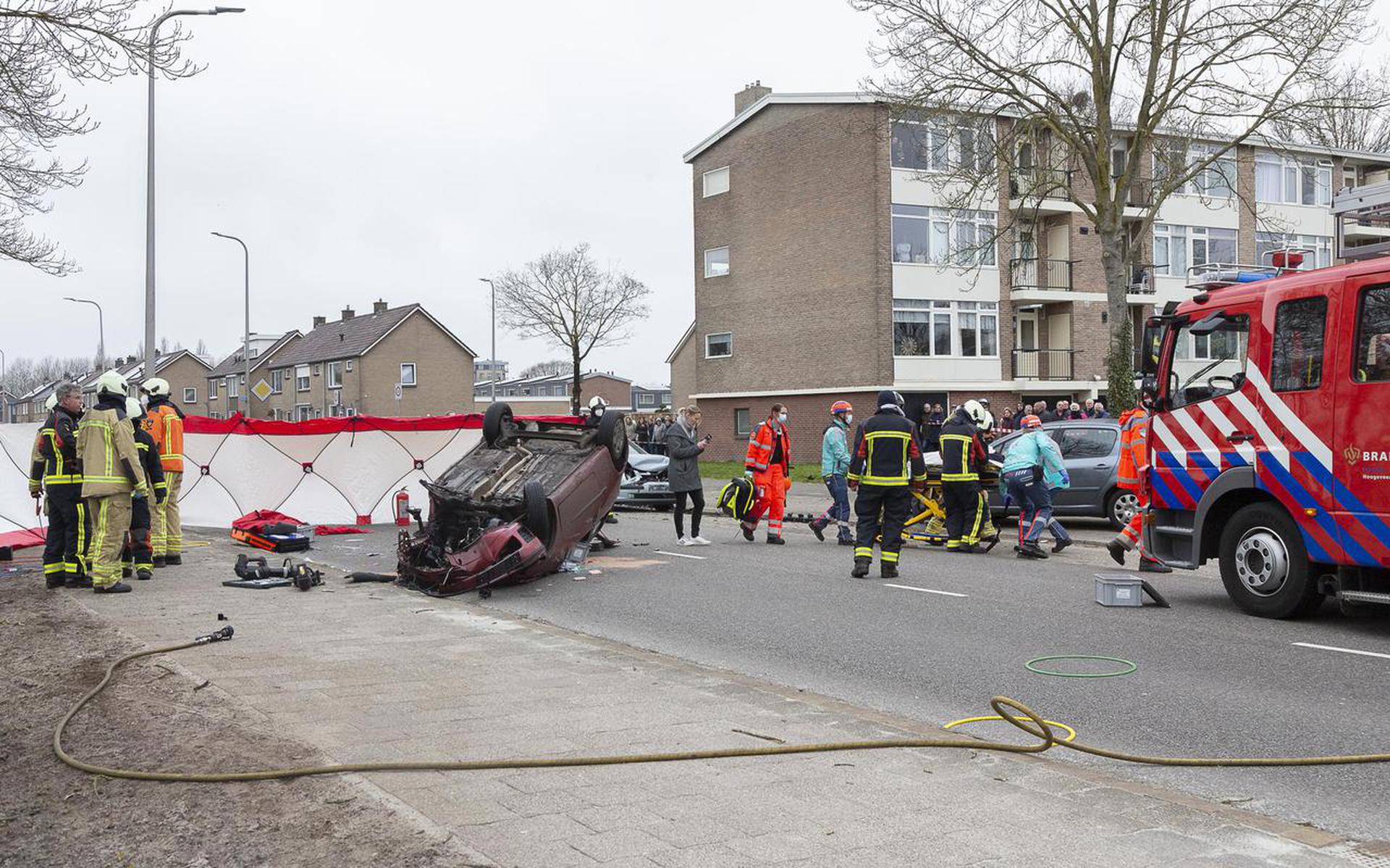 Verdachte straatracer zou zeker 100 kilometer per uur hebben gereden voor de botsing op de Boekweitlaan in Hoogeveen. 