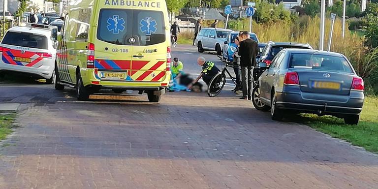 Fietsster gewond bij aanrijding in Eelde.