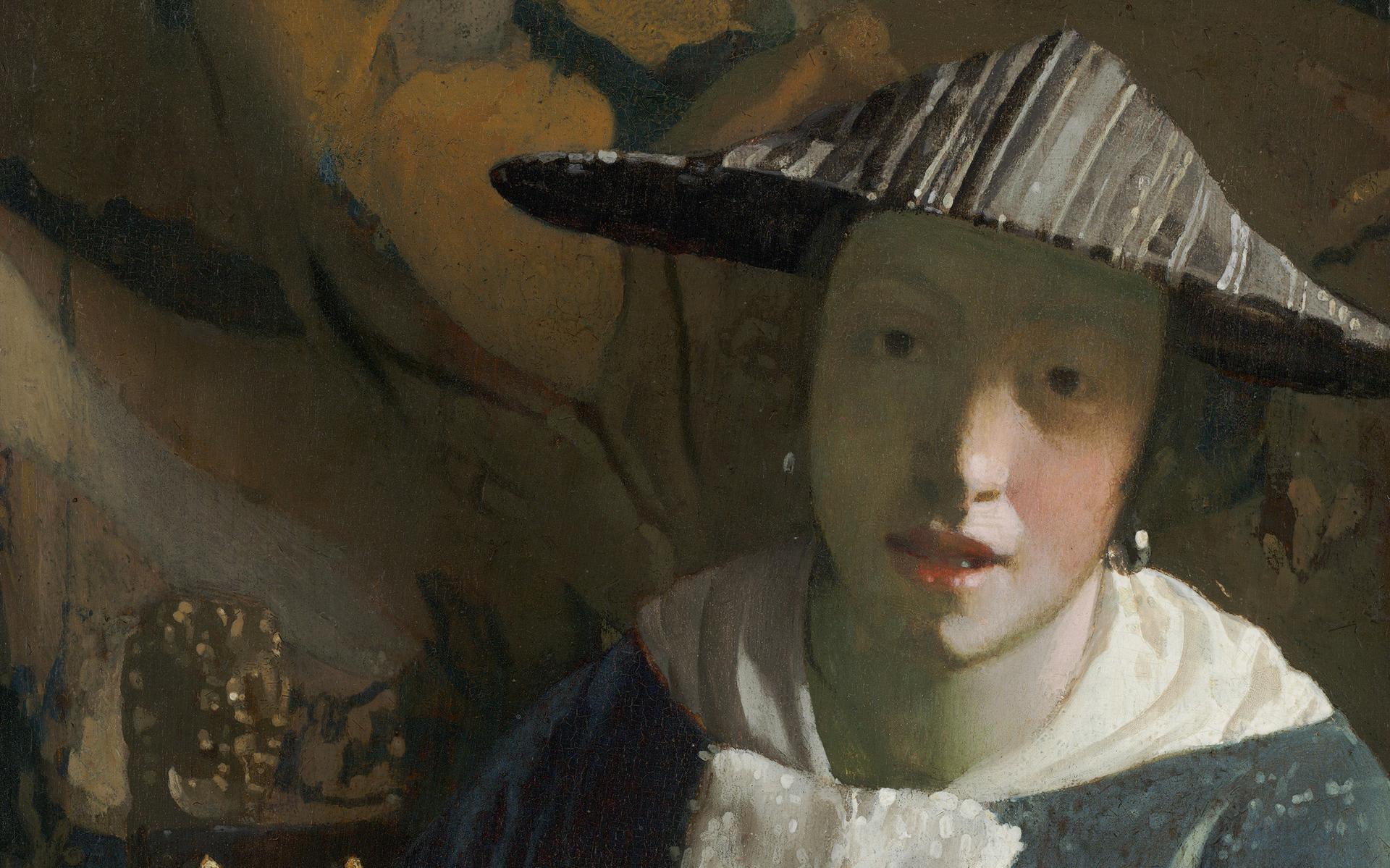 'Meisje met de fluit' uit circa 1669-1675 wordt toegeschreven aan Johannes Vermeer. Het is sinds 1942 in bezit van de National Gallery of Art in Washington D.C. 