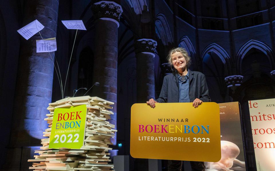 Anjet Daanje ontving vorig jaar de Boekenbon Literatuurprijs voor haar roman 'Het lied van ooievaar en dromedaris' 