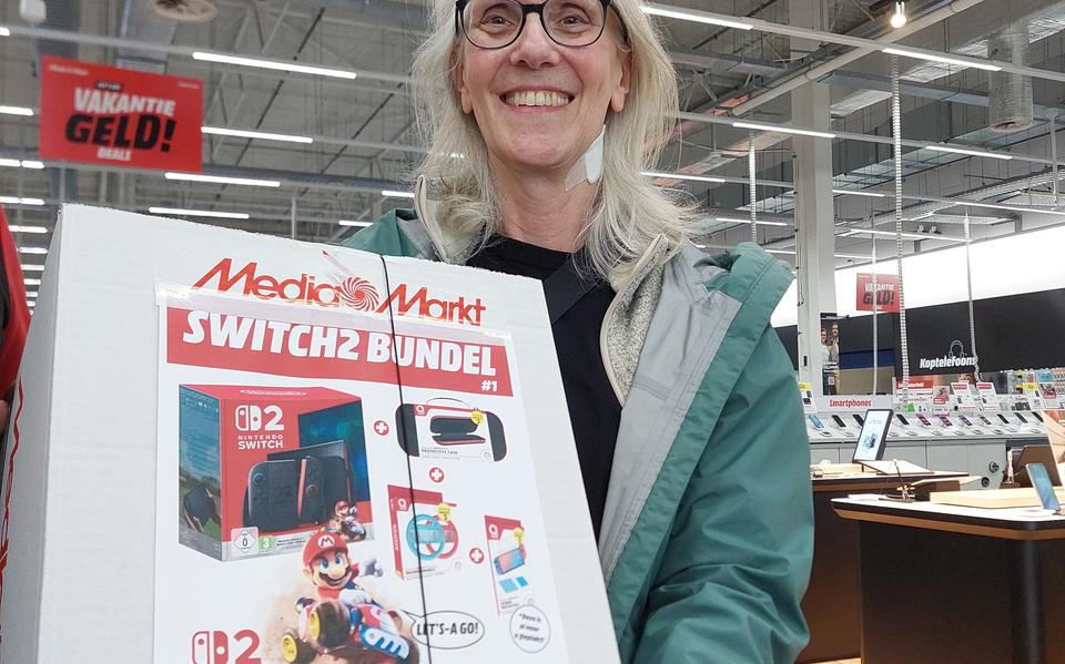 Jody is fan van Nintendo en dolblij met de nieuwe spelcomputer Nintendo Switch 2