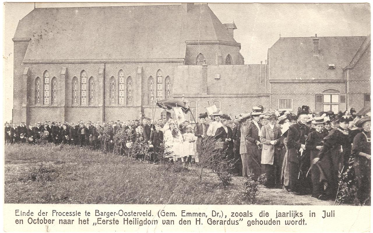 De bedevaart van Barger-Oosterveld in 1915. De bedevaart van Barger-Oosterveld in 1915.