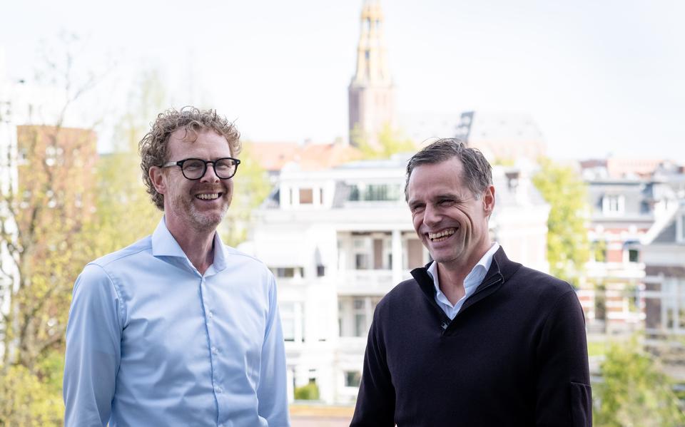 Jelmer Pijlman (links) en Gerben Smit...verder groeien... Foto: Nienke Maat