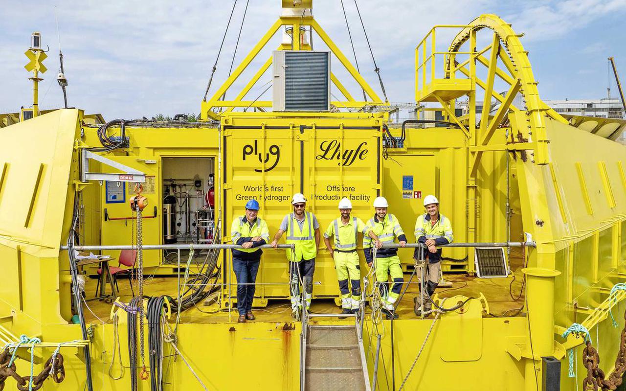 Waterstoffabriek Delfzijl profiteert van offshore windenergie bij Groningen.