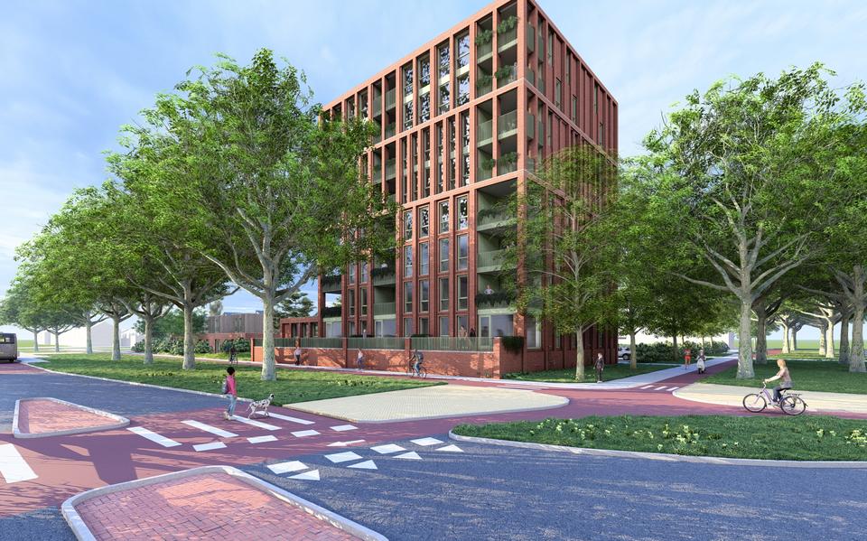 Een impressie van het project Hof van Heemlanden in Stadskanaal. 