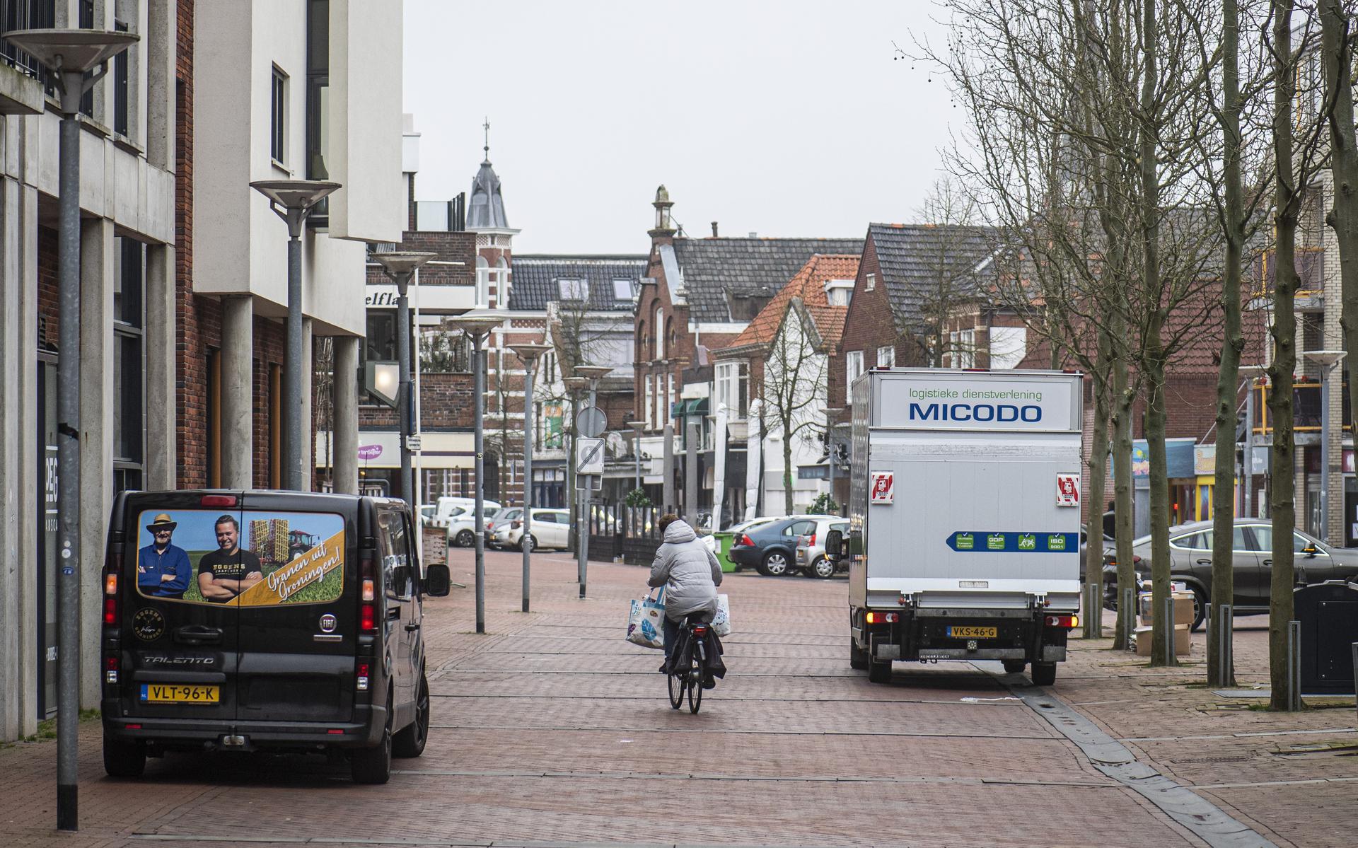 De binnenstad van Winschoten is momenteel nog te fietsonvriendelijk, vinden ook de bestuurders van Oldambt.