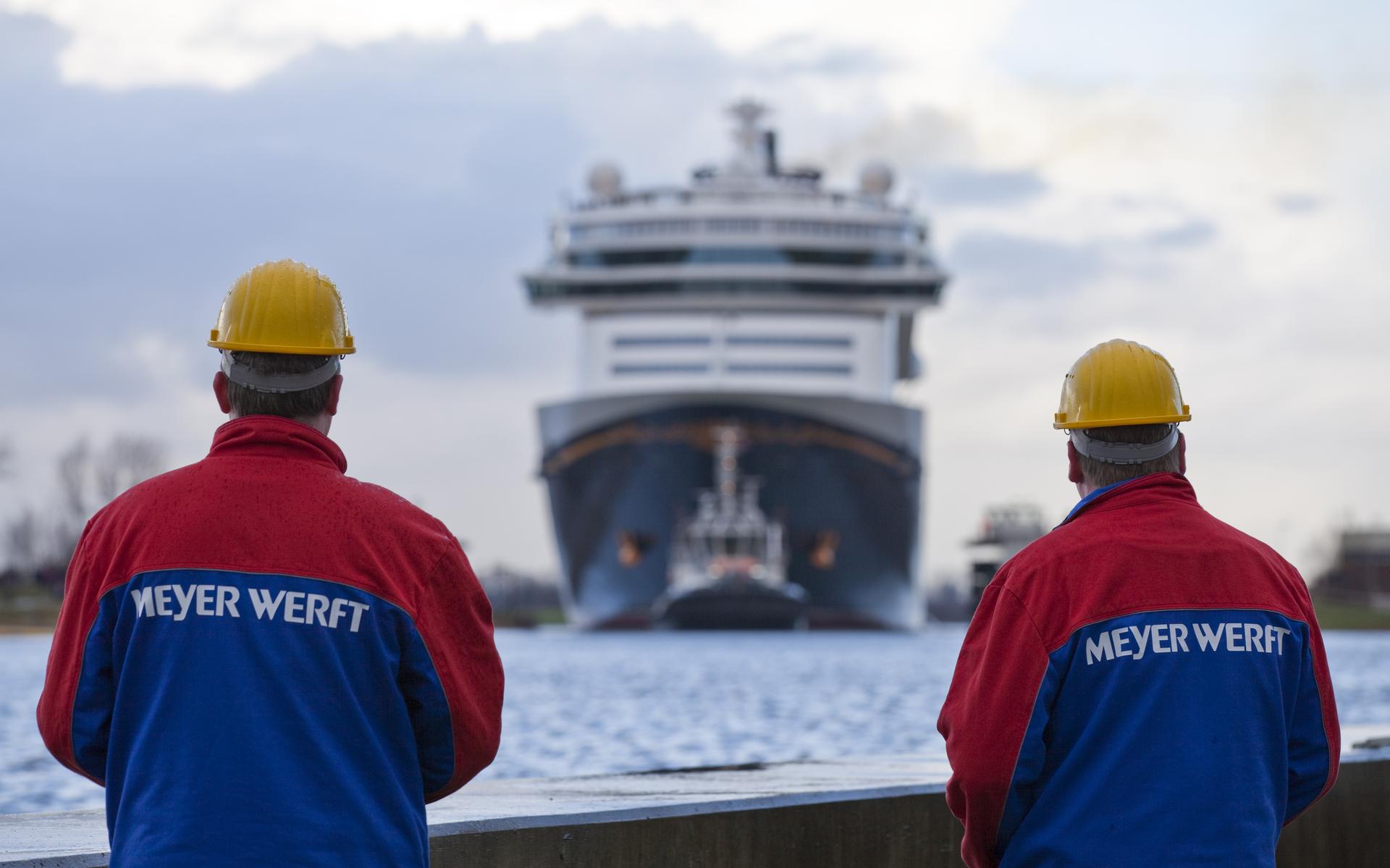 De Meyer Werft in Papenburg heeft een overbruggingskrediet nodig.