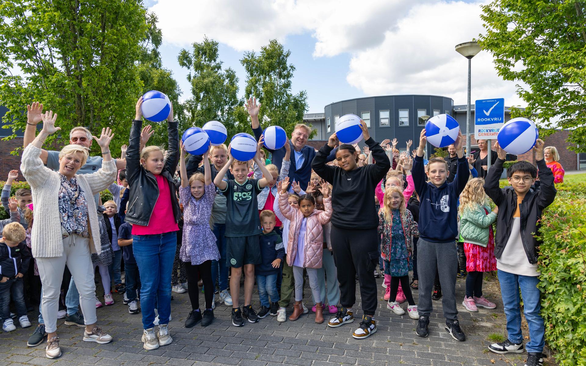 Terrein rondom KC De Bouwsteen in Finsterwolde is rookvrij