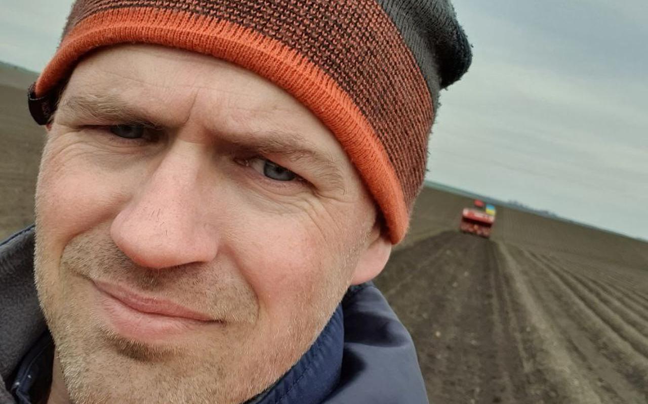 Het aardappelseizoen in Oekraïne is begonnen voor Willem Nammensma.