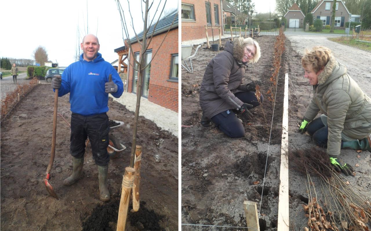 De familie Aasman nam deel aan het project, haar tuin werd verrijkt met meer groen De familie Aasman nam deel aan het project, haar tuin werd verrijkt met meer groen