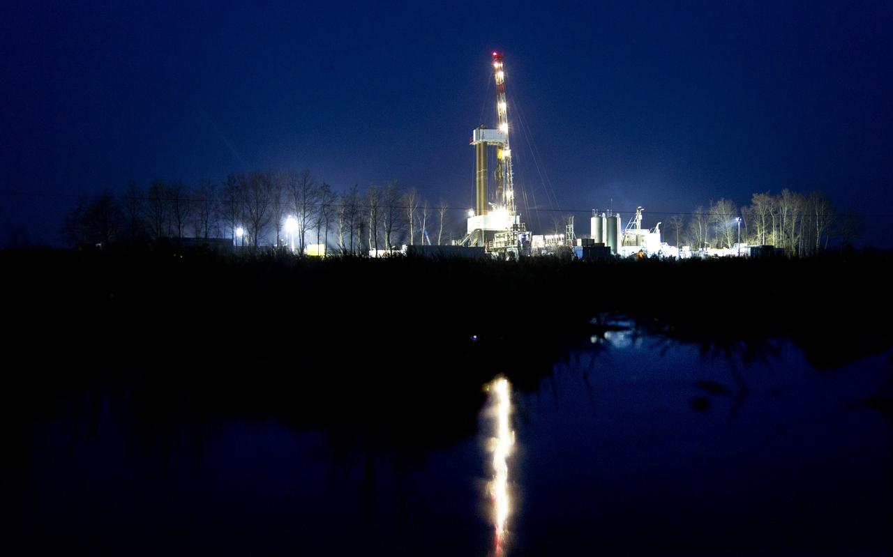 Een boortoren van het Canadese bedrijf Vermillion. Een boortoren van het Canadese bedrijf Vermillion.