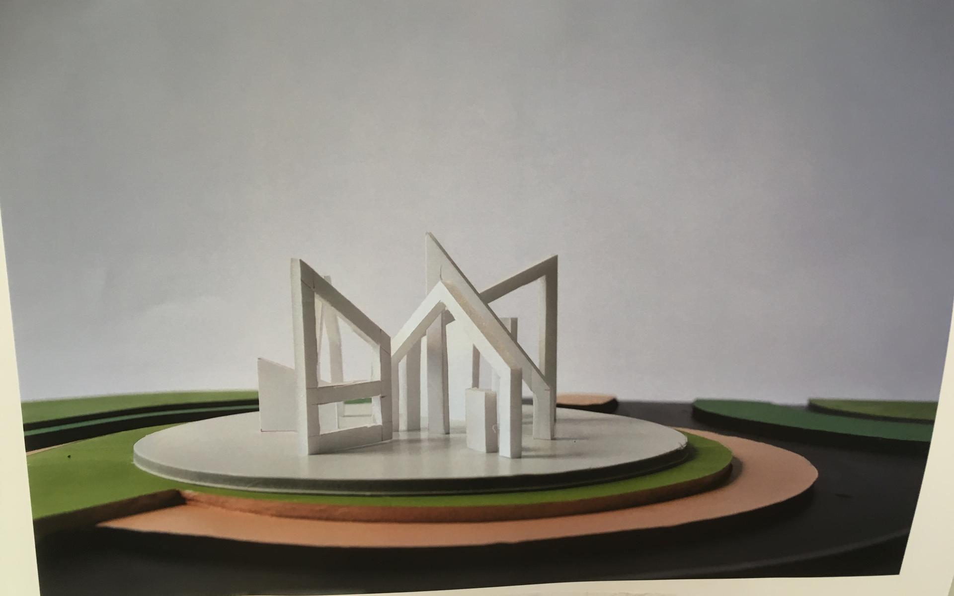 Het winnende ontwerp van Dick Lubbersen en Ellen Kroeze, die samenwerken in het Emmer atelier Helderrood.