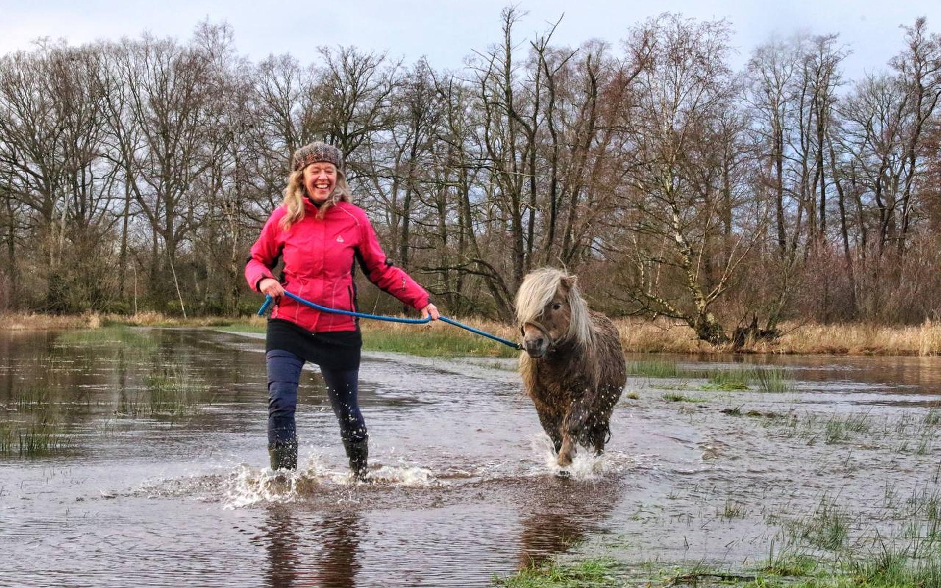 Fikse regenval in Drenthe levert natte voeten én mooie plaatjes op - Dagblad van het Noorden
