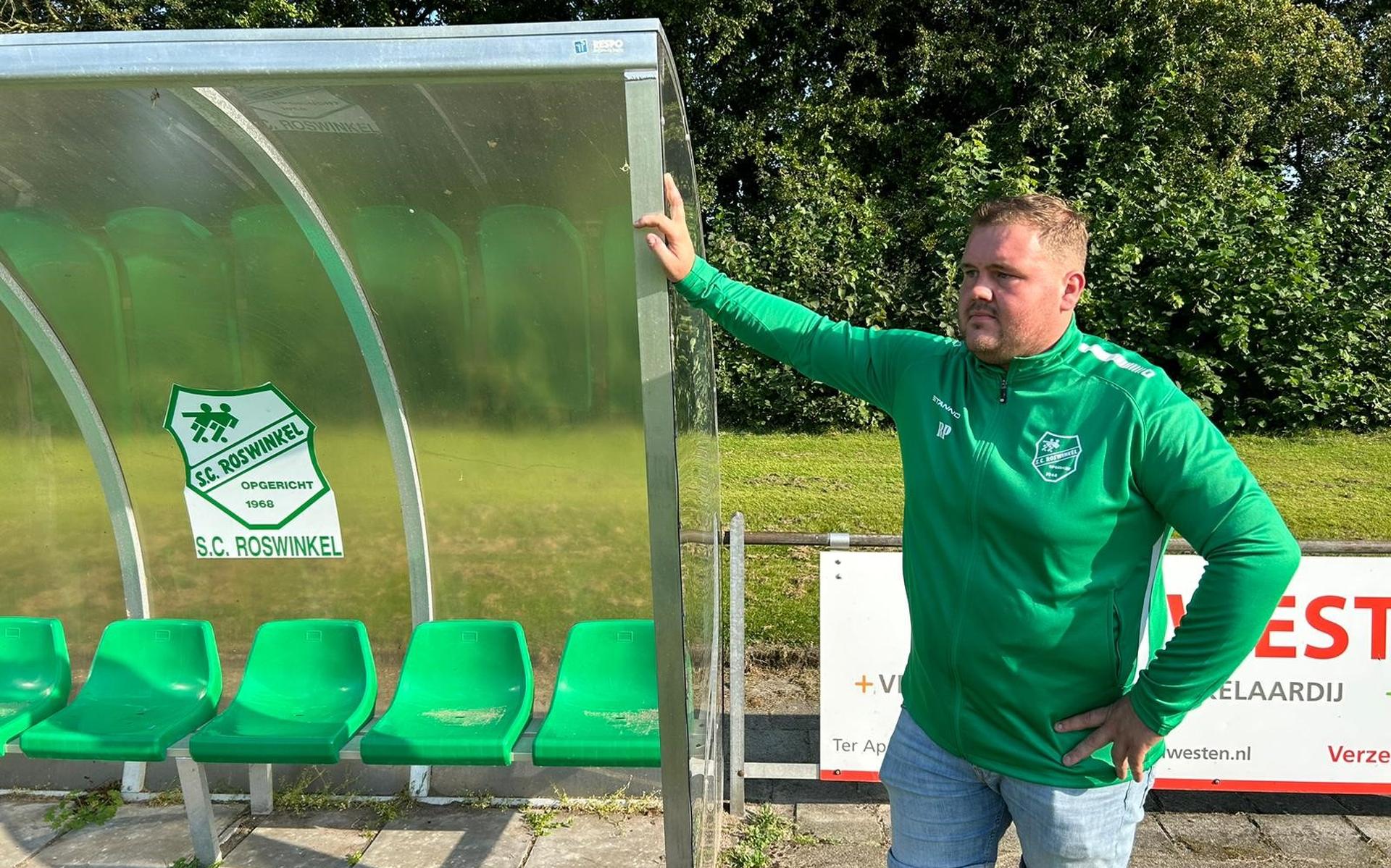 Doelman Ricardo (26) van s.c. Roswinkel staat komend seizoen in de spits. 'Ik speel waar de trainer 