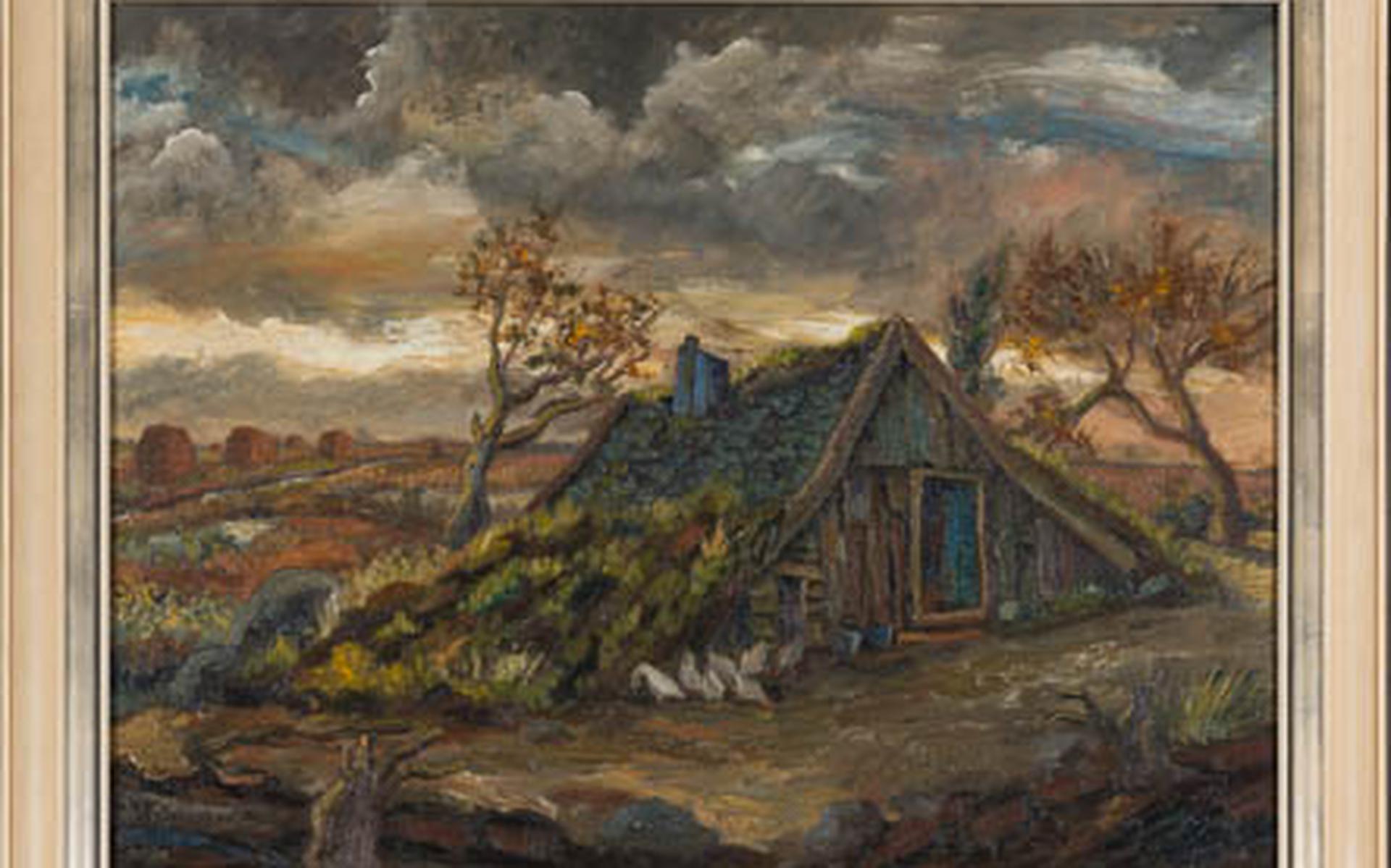 Plaggenhut in Drenthe (1948), Willy van Schoonhoven van Beurden. 