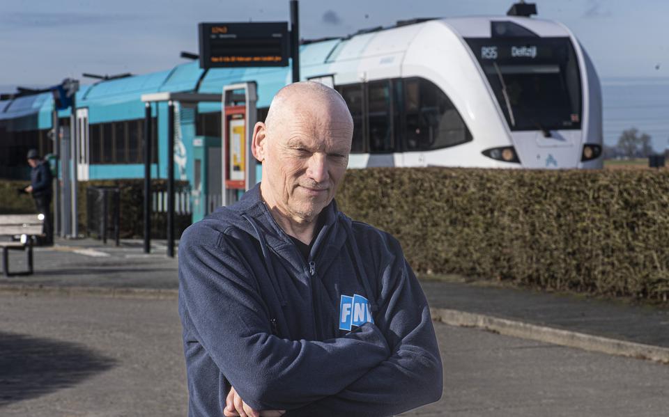 Henk Rozema, buschauffeur en FNV-voorzitter: 'Staking zal vooral de scholieren treffen.'