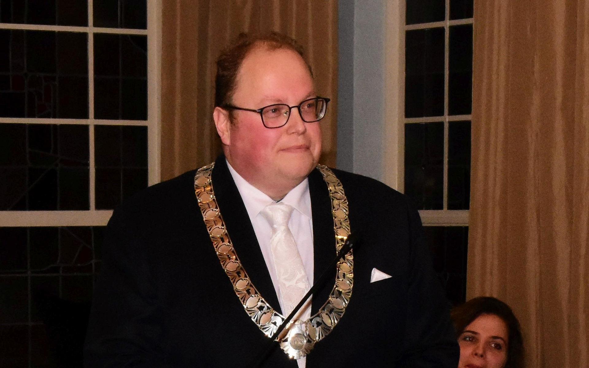 Burgemeester Ben Visser van de gemeente Eemsdelta.