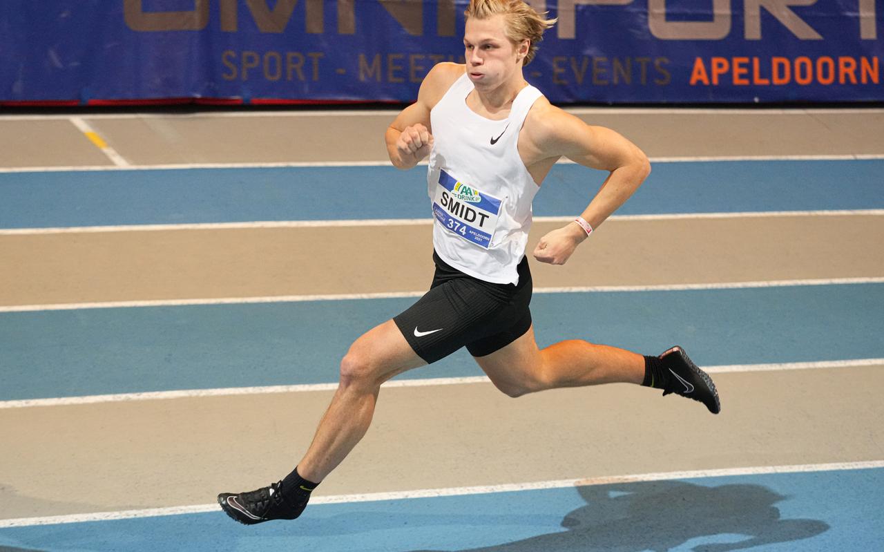 Nick Smidt loopt de 400 meter horden in Tokio. Nick Smidt loopt de 400 meter horden in Tokio.