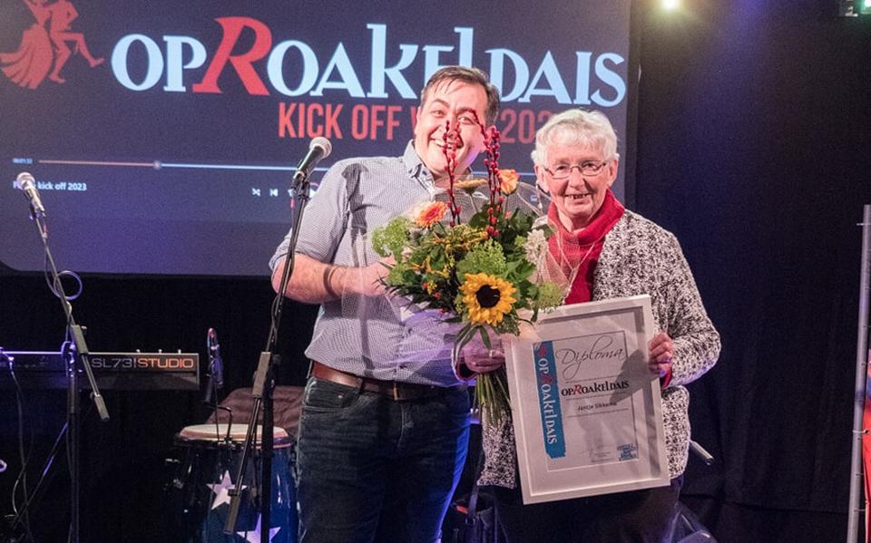 Jantje Sikkema werd benoemd tot Lid van Verdienste. Foto: Chris Faber