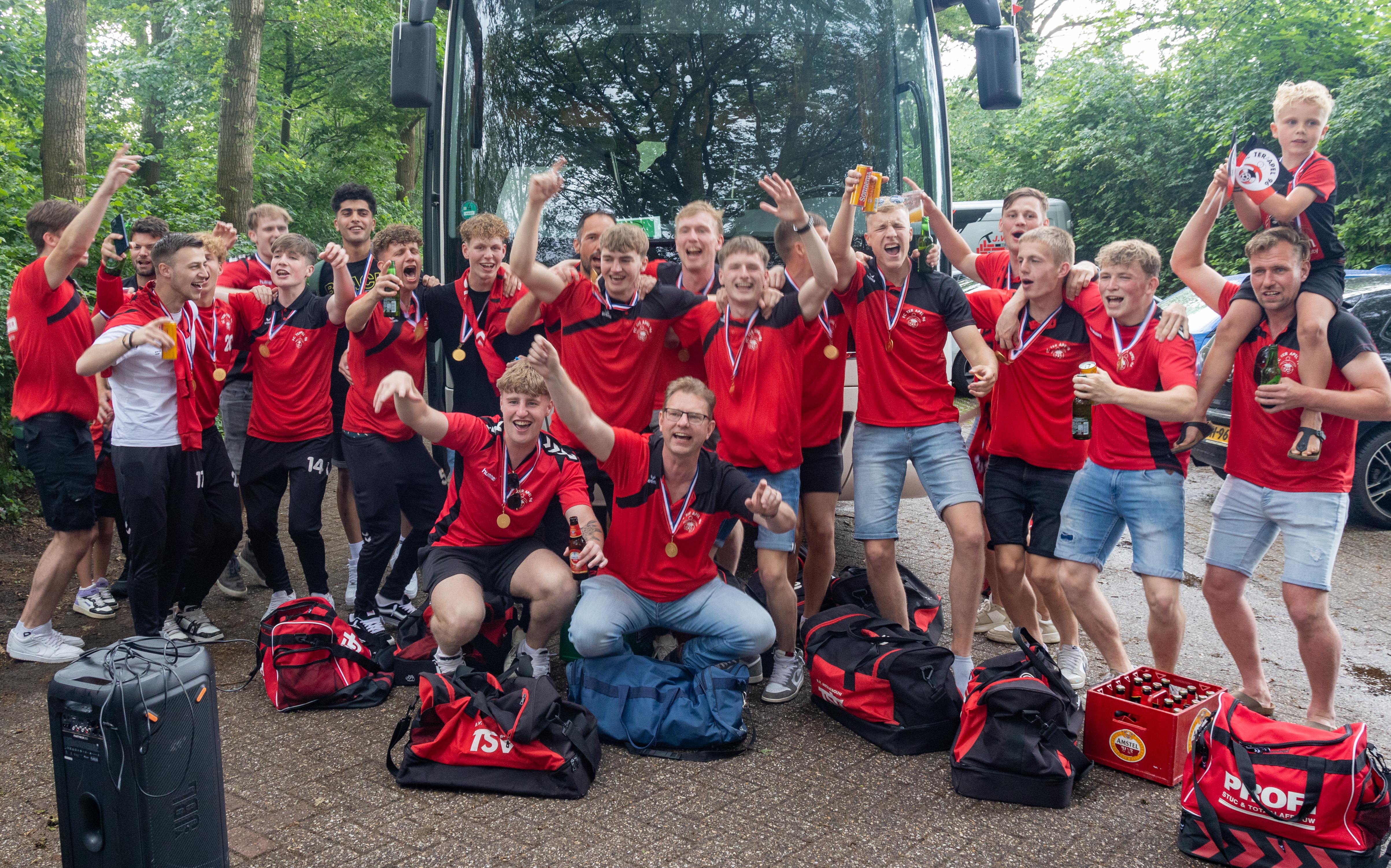 FC Ter Apel ’96 is kampioen en keert terug naar de derde klasse.