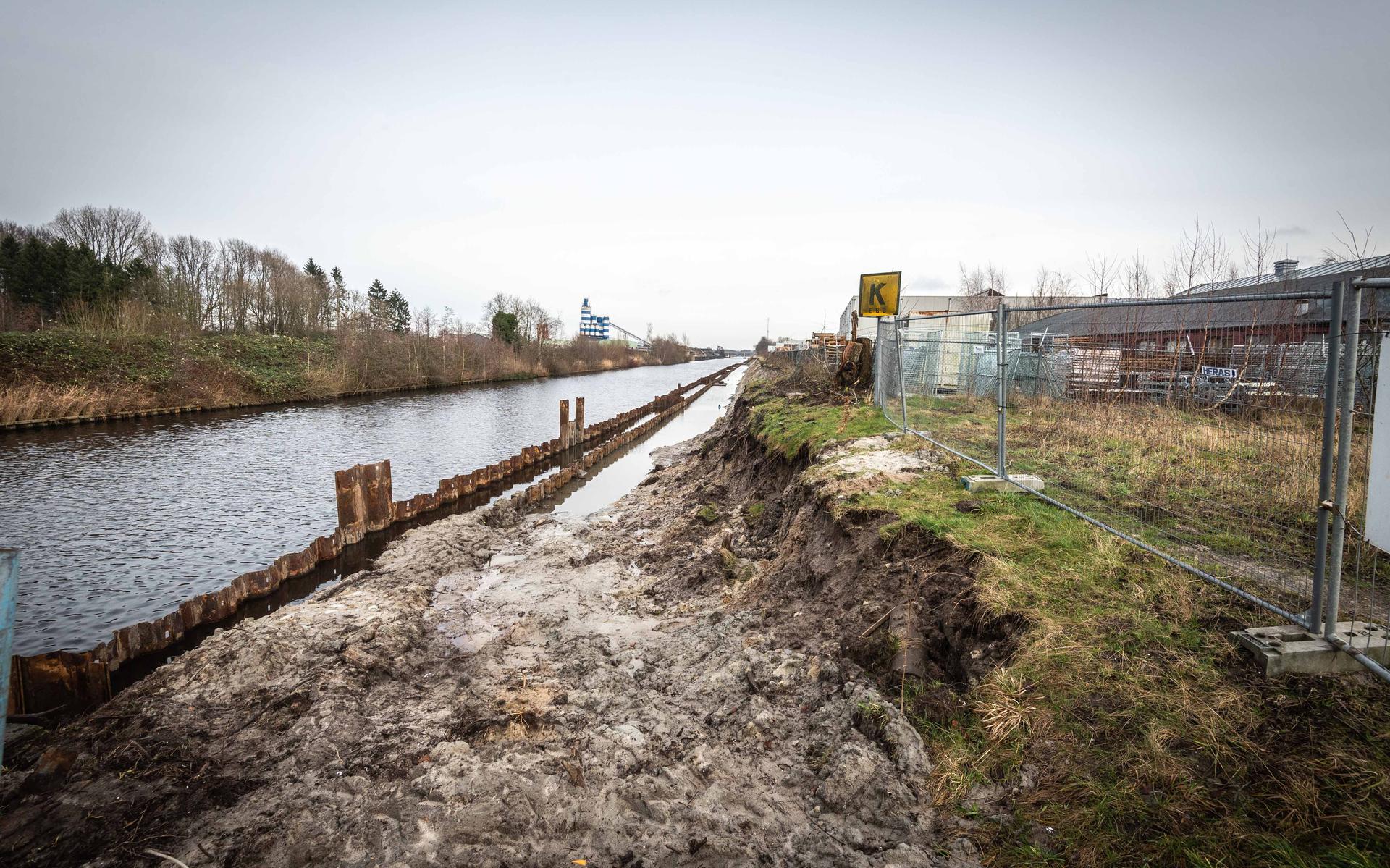 Het 'probleemstuk' van het traject in Assen, waar de werkzaamheden al geruime tijd stilliggen.