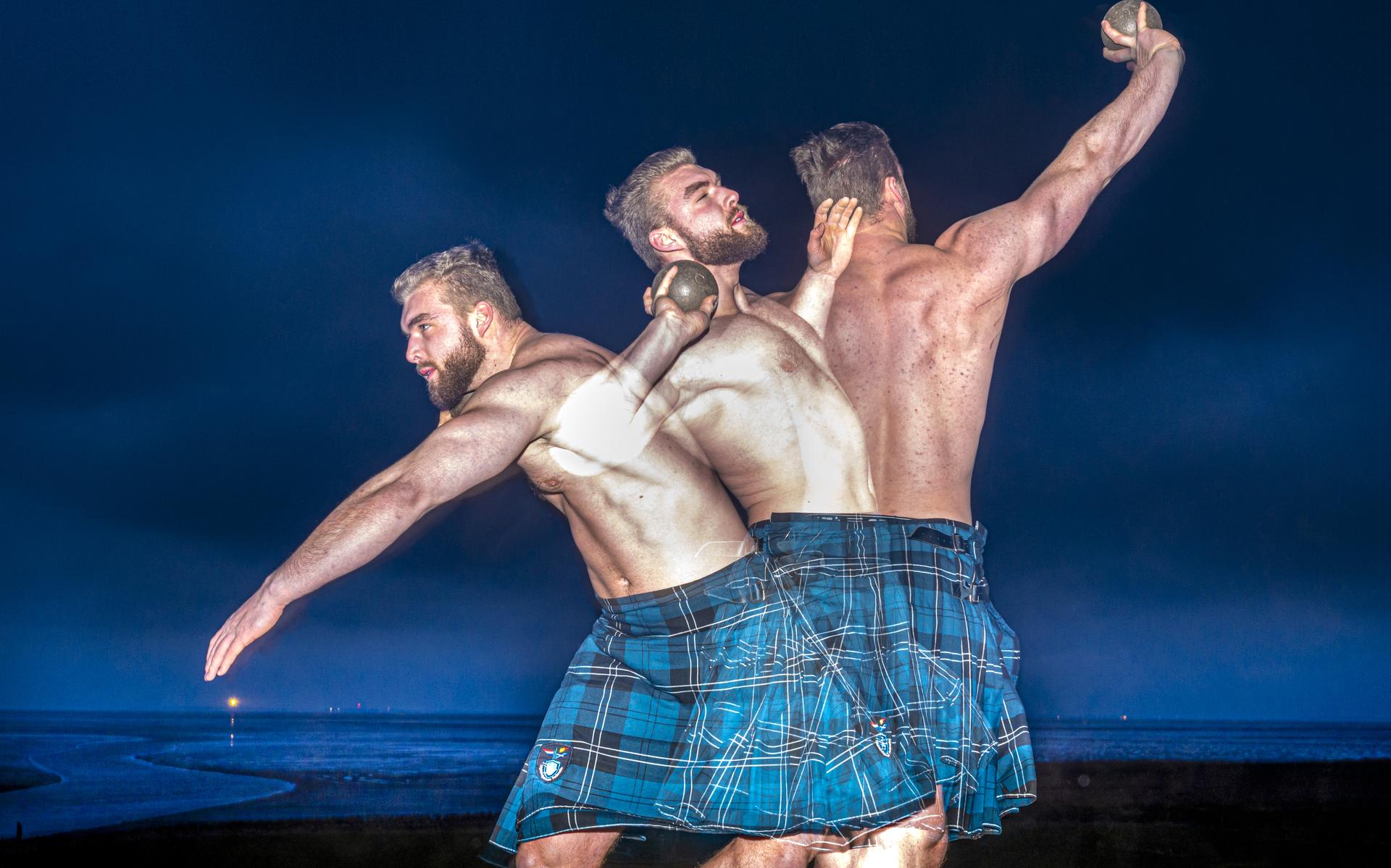 Atleet Bjorn van Kins van Groningen Atletiek over verplichte dracht bij Highland Games: 'Niets aan o