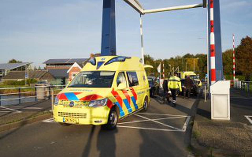 File op de A28 door ongeluk tussen Haren en Paterswolde.