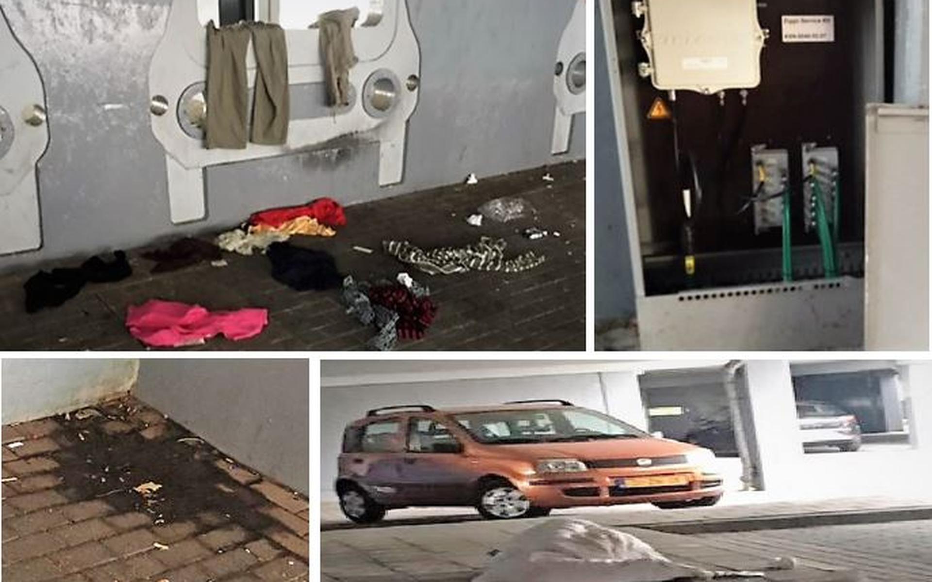 Troep, vandalisme, urineren, overnachten.... Zo treffen bewoners De Stelling regelmatig aan. 