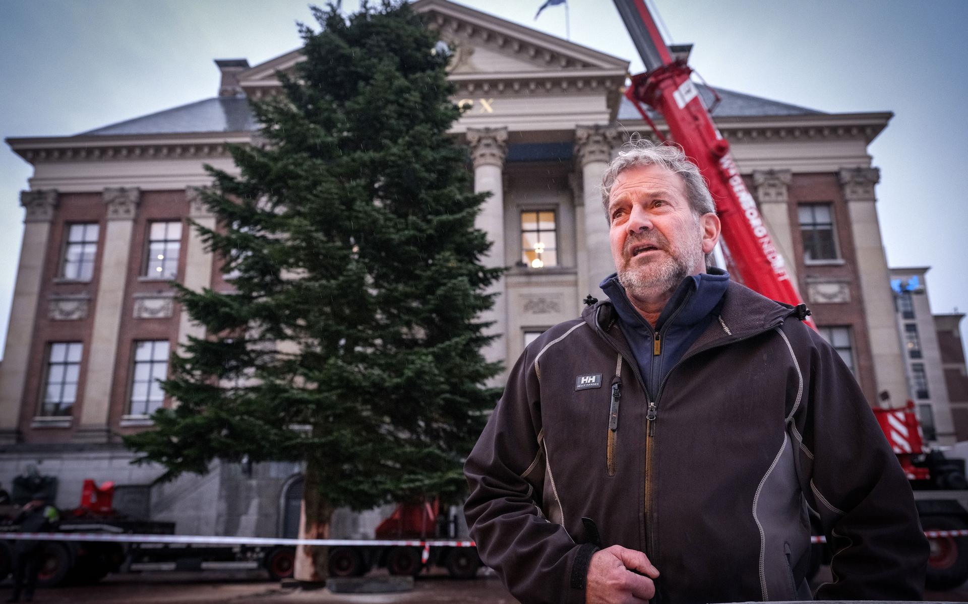 Musselker ziet z'n Nordmann terug als kerstboom op de Grote Markt