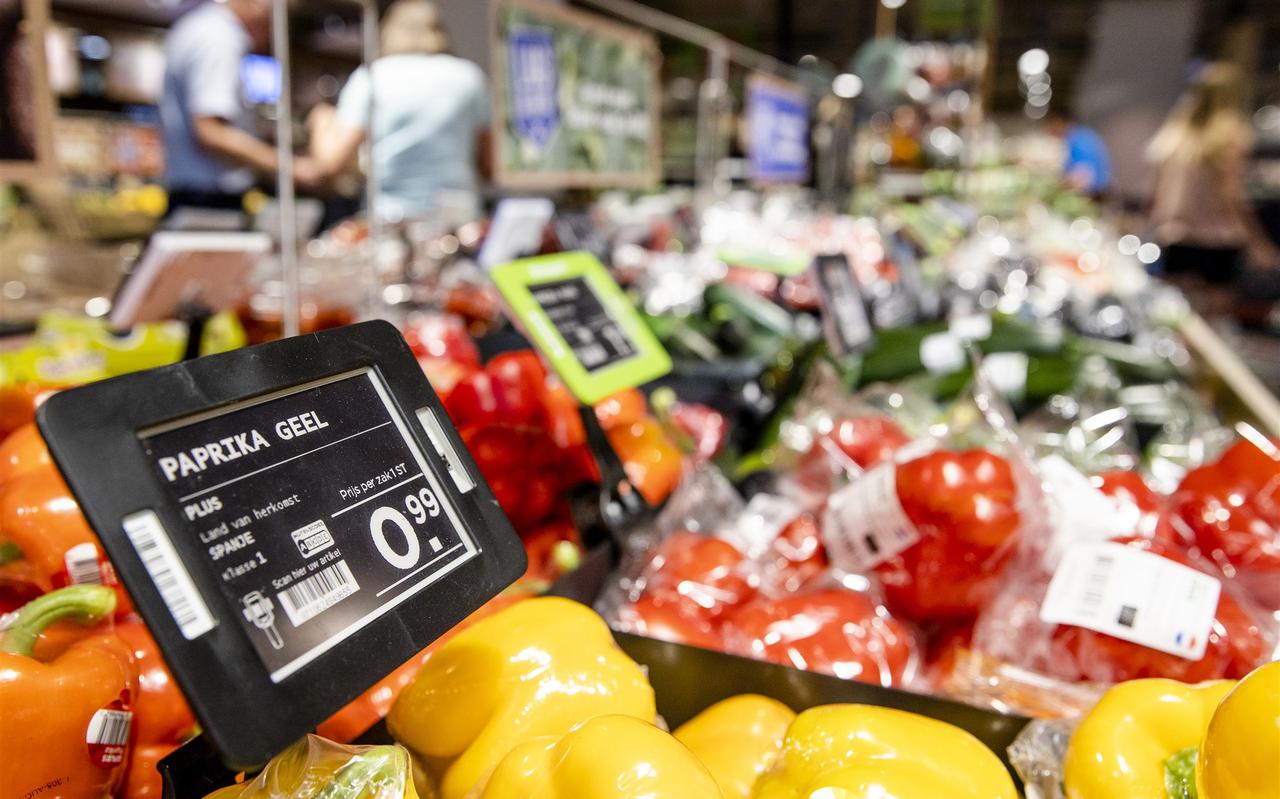 Groente in de supermarkt. Groente in de supermarkt.