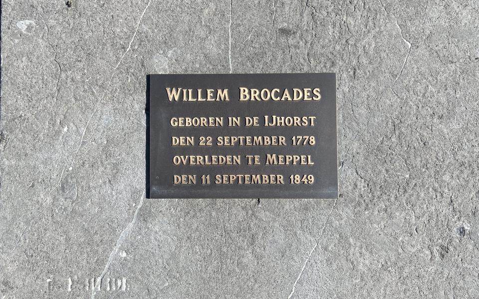 Het grafmonument van Willem Brocades. 