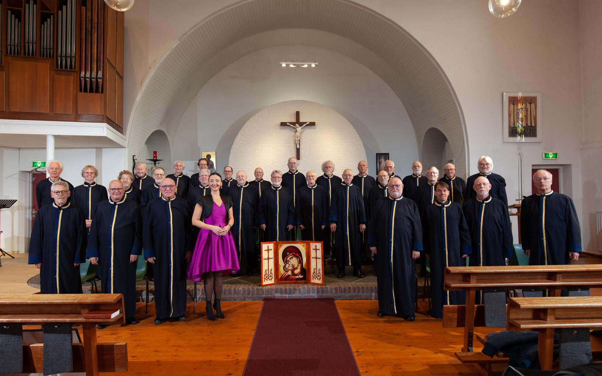Het Byzantijnskoor Drenthe. Eigen foto